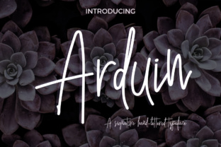 Arduin: A Handwriting Script Font for Elegant Branding