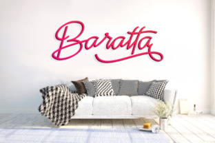 Baratta: A Flourished Script Font for Creative Projects