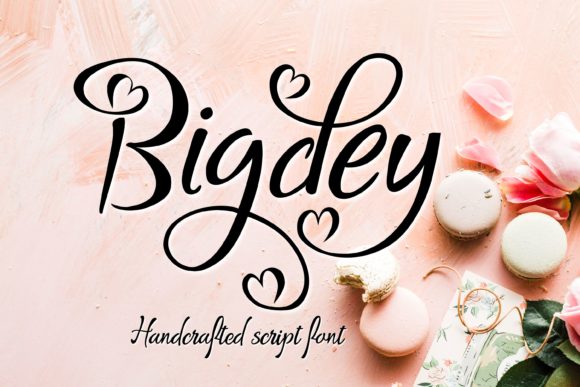 Bigdey: The Romantic Script Font for Digital Elegance