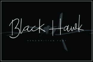Black Hawk: The Perfect Script Handwritten Font for Modern Campaigns