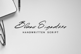 Blanc: A Signature Script Font for Handmade Businesses