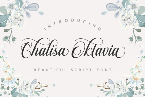 Chalisa Oktavia: The Script Font for Elegant Creative Projects