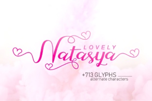 Discover the Charm of Lovely Natasya: A Handmade Script Typeface