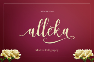 Discover the Elegance of Alleka Script Font