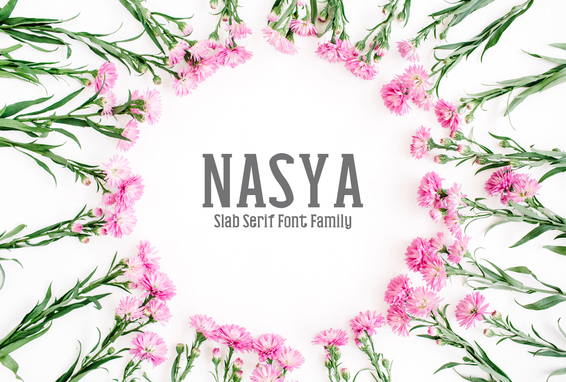 Enhance Your Brand with Nasya: A Modern Slab Serif Font