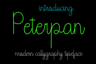 Enhance Your Brand with Peterpan, the Fun Handwritten Font