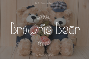 Enhance Your Brand with the Charming Brownie Bear Font