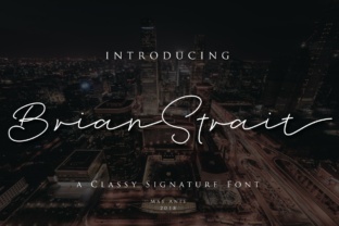 Enhance Your Editorial Design with Brian Strait Font