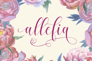 Enhance Your Web Design with Allefia Script Font