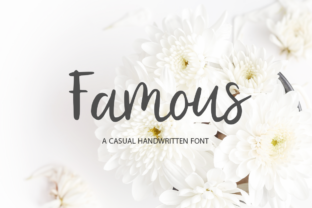 Famous Font: A Romantic Script for Special Moments