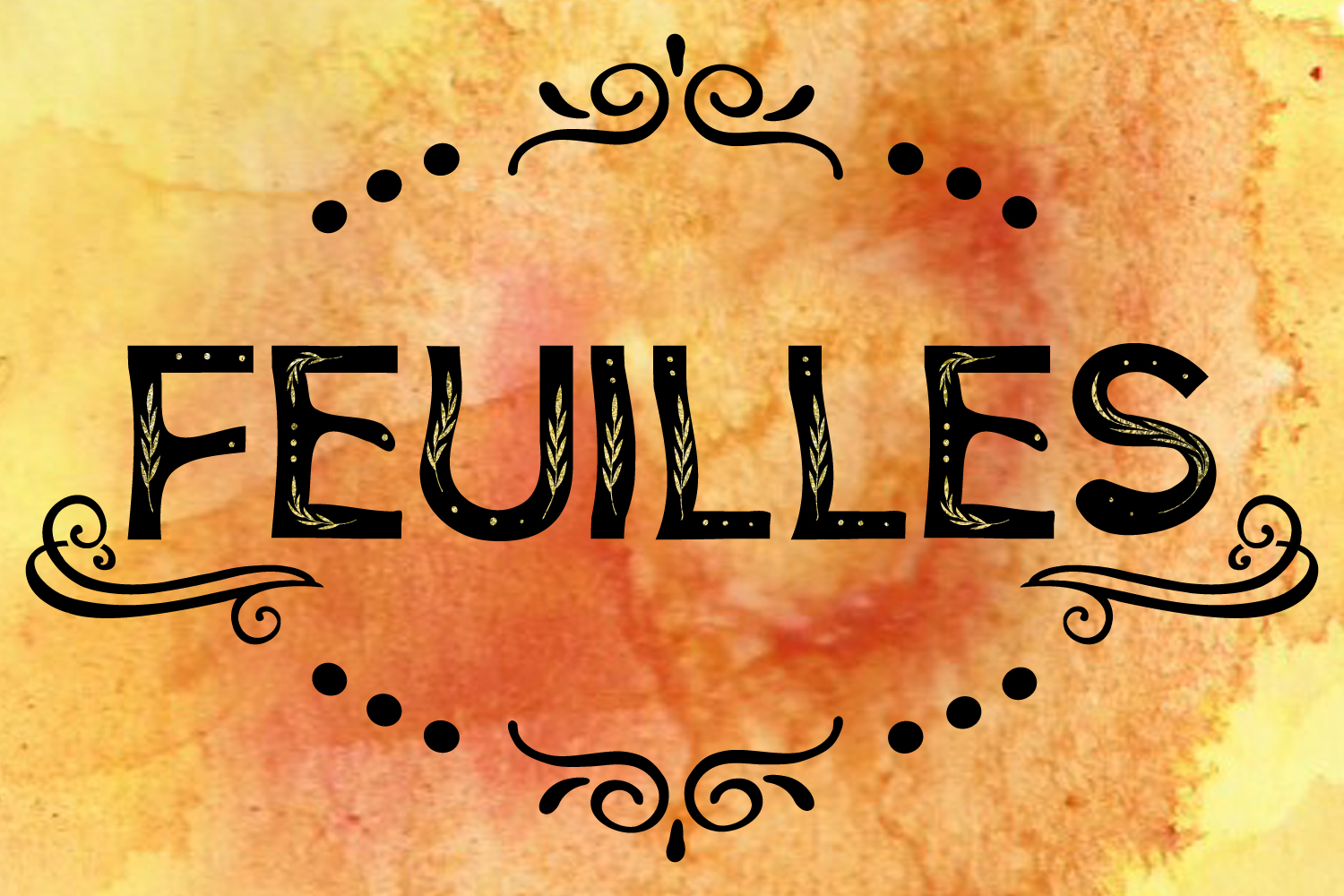Feuilles: A Luxurious Decorative Serif Font