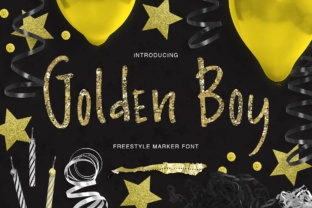 Golden Boy: The Organic Marker Font for Crafted Elegance
