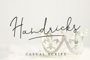 Handricks: A Stylish Script Font for Web Design