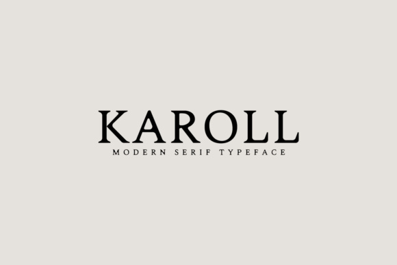 Karoll: A Vintage Serif for Sophisticated Design Projects