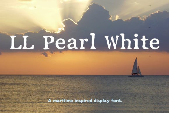 LL Pearl White: A Grunge-Inspired Typewriter Font for Modern Makers