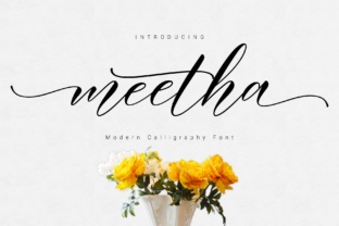 Meetha: A Modern Calligraphy Script for Stylish Web Design