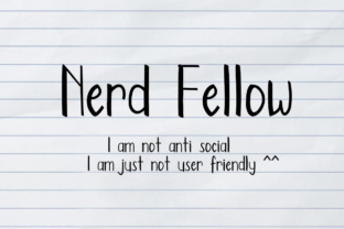 Nerd Fellow: A Versatile Sans Serif Font for Creative Marketers