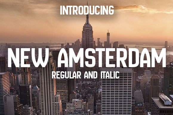 New Amsterdam: A Clean, Versatile Font for Striking Designs