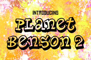 Planet Benson 2: A Street Art Font for Bold Campaign Headlines
