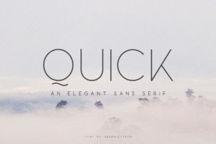 Quick: The Perfect Sans Serif Font for Polished Branding