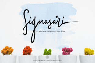 Signasari Extras: A Graceful Font for Makers and Designers