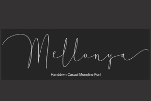 The Mellonya Font: A Modern Calligraphy Asset for Digital Design