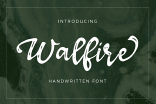 Walfire: A Bold and Textured Font for Creative Web Design