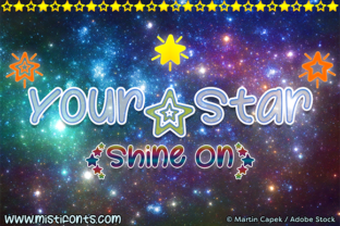 Your Star: A Whimsical Uni-Case Font for Editorial Design